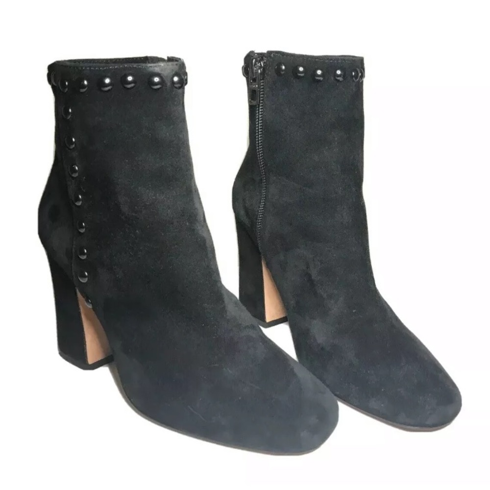 Coach Felicia Black High Heel Boots Size 5B